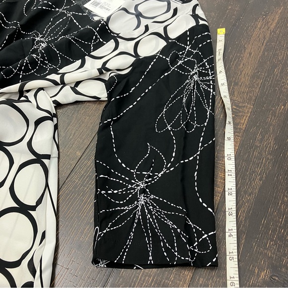 NWT G!oze Black & white top - Picture 8 of 9